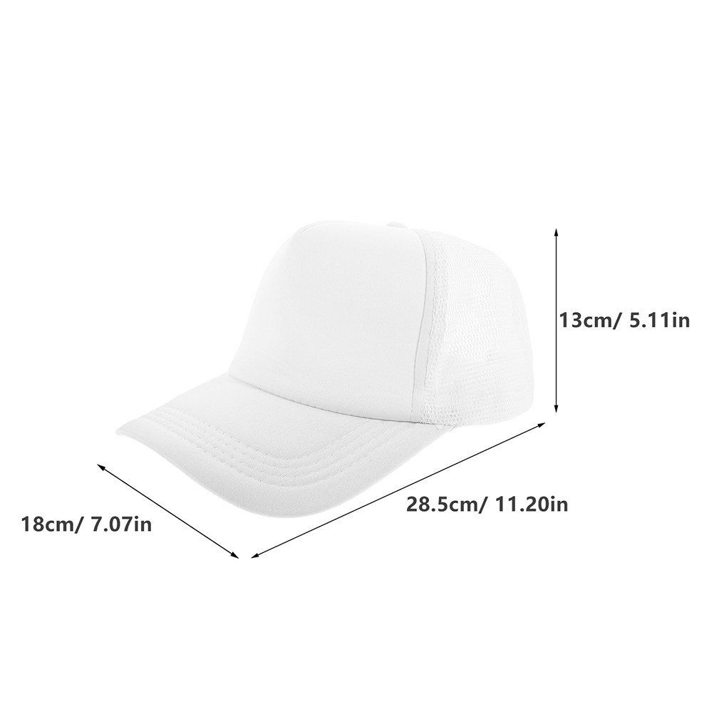 5Pcs Blank Baseball Cap Mesh B - Hat Sublimation Blank ulasan dan harga